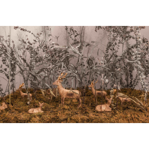 Autumn Handmade Decorations Autumn Polyresin Reindeer Figurines Decorations Factory